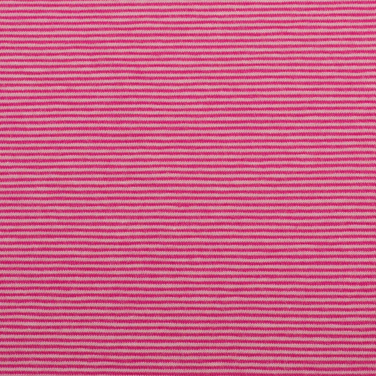 Pre order Euro Cotton Jersey Bella- Stripes - 1 mm, pink/honeysuckle