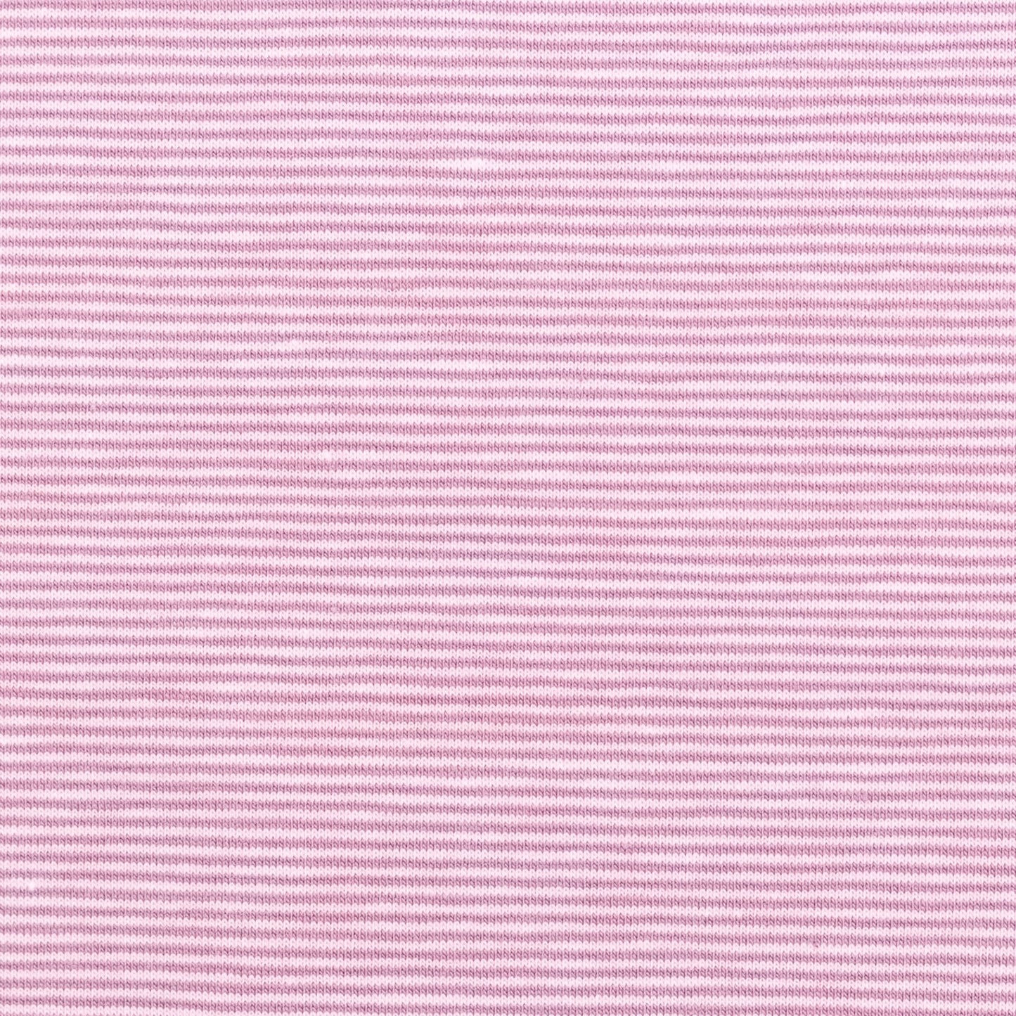 Pre order Euro Cotton Jersey Bella- Stripes - 1 mm, rose/white