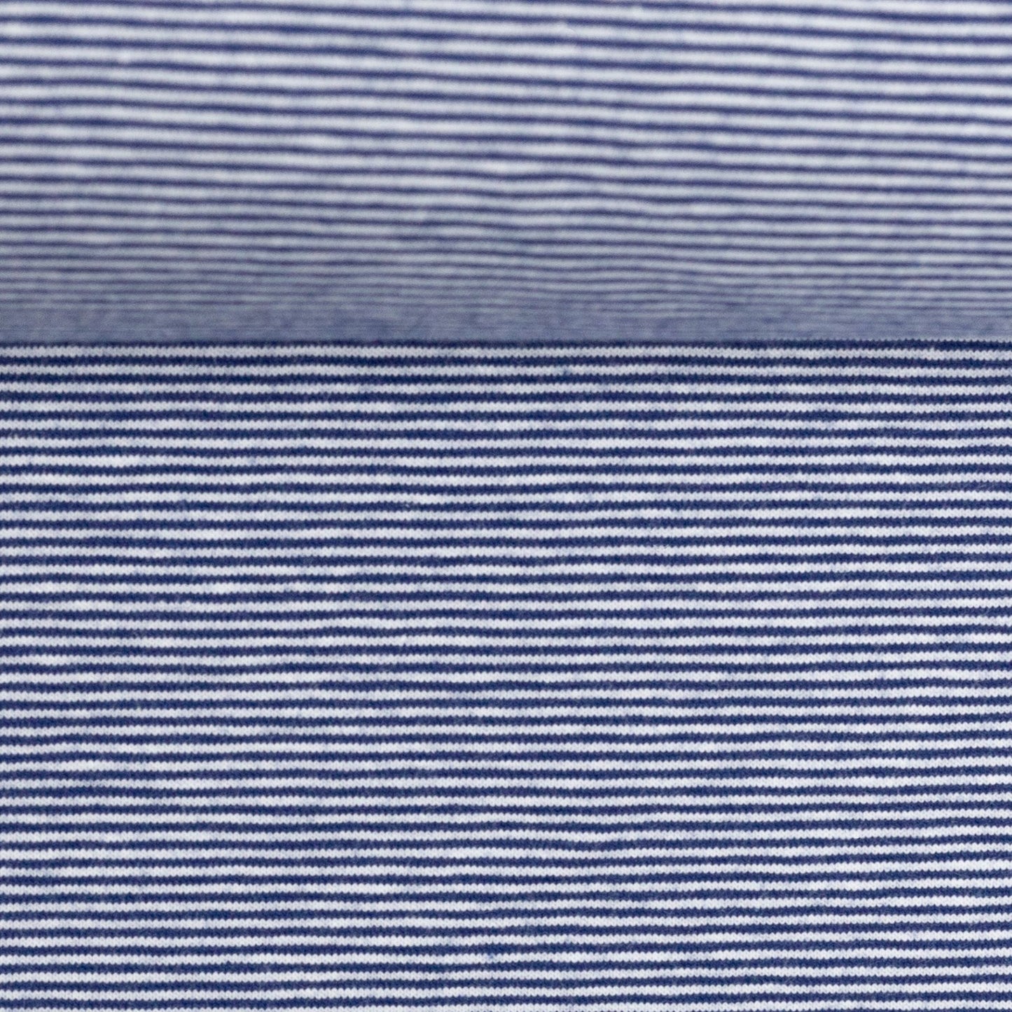 Pre order Euro Cotton Jersey Bella- Stripes - 1 mm, dark blue/white