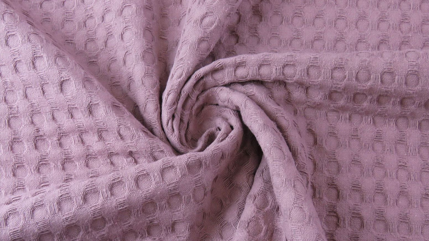 Euro Woven - Big Waffle, Rose