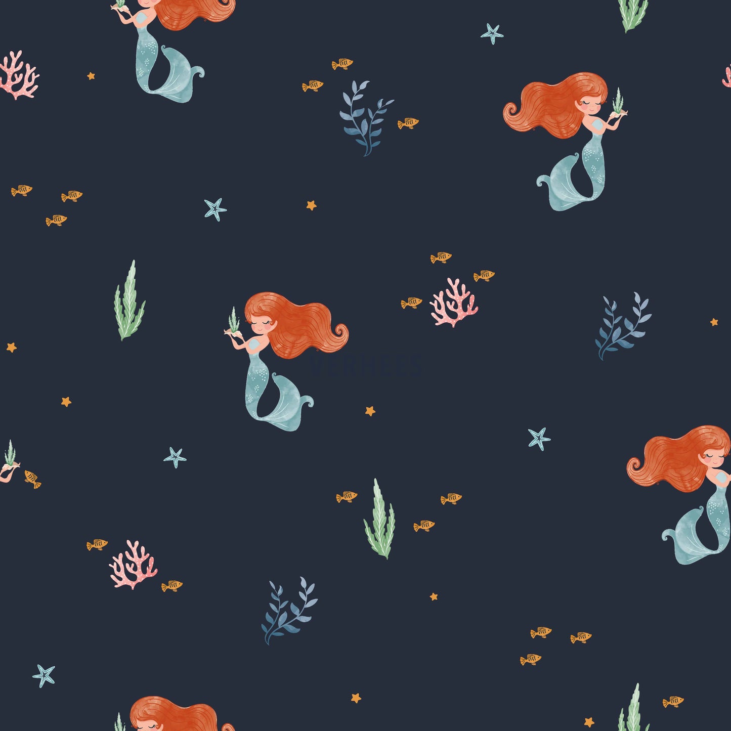 New Euro C/L Jersey - Mermaids - Navy