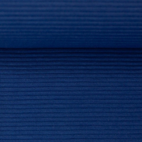 New Euro Ribbed Jersey - Solid, Royal Blue