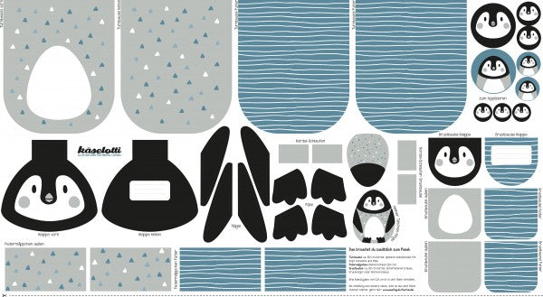 EURO CANVAS Animal DIY Bag Collection- PENGUIN