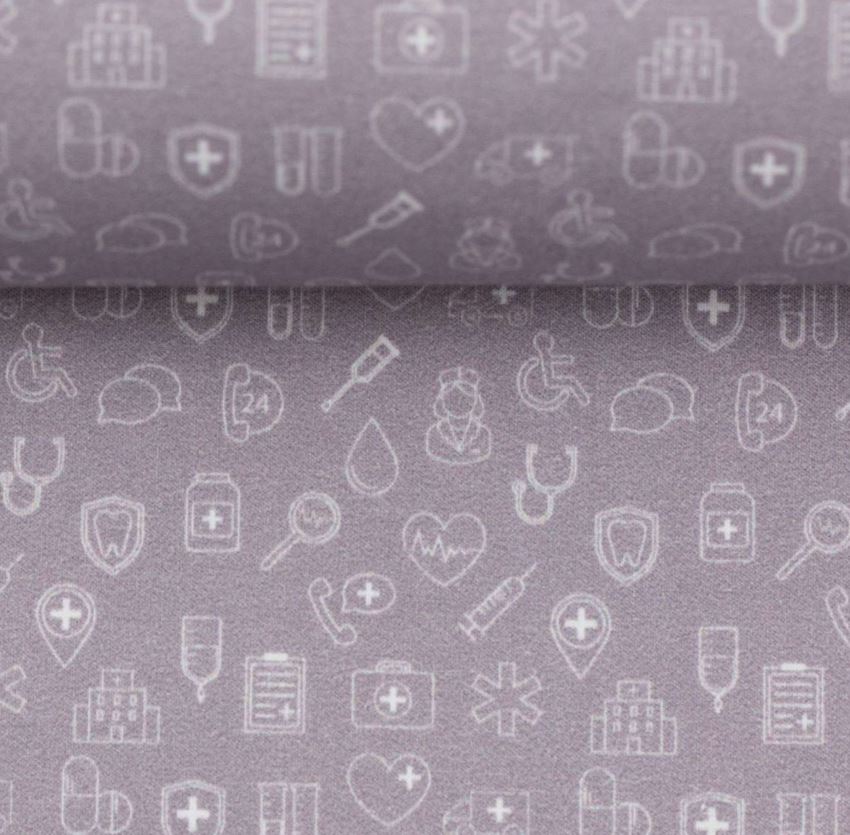 Euro Quilting - Medicine, Grey