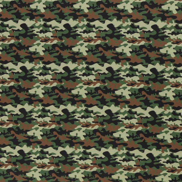 Euro Quilting - Camo, Green