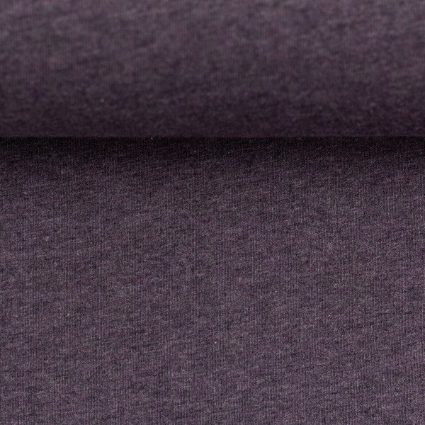 Euro Ribbing - Heather, Purple