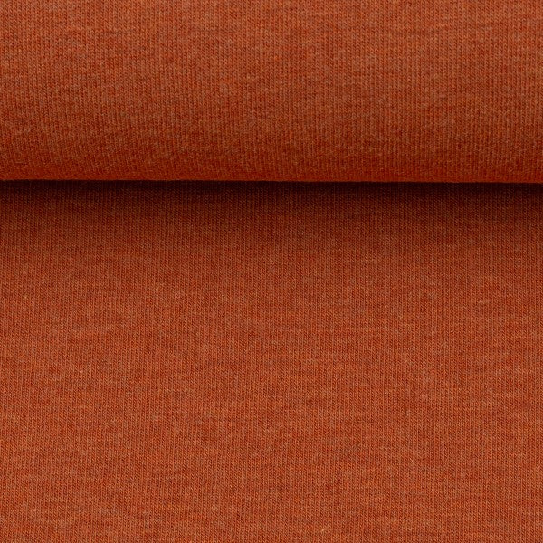 Euro French Terry - Heather, Terracotta