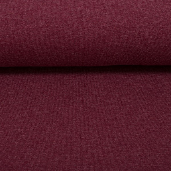 Euro Ribbing - Heather, Wine