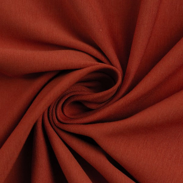Euro Jersey - Solid, Terracotta