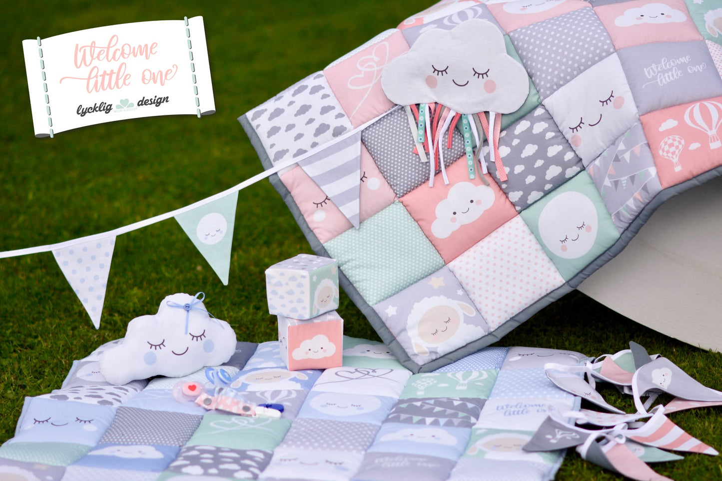 Euro Quilting -DIY, Little One Set, Blue