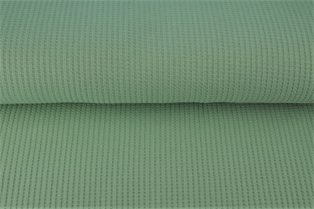 Euro Waffle Knit - Solid, Sage