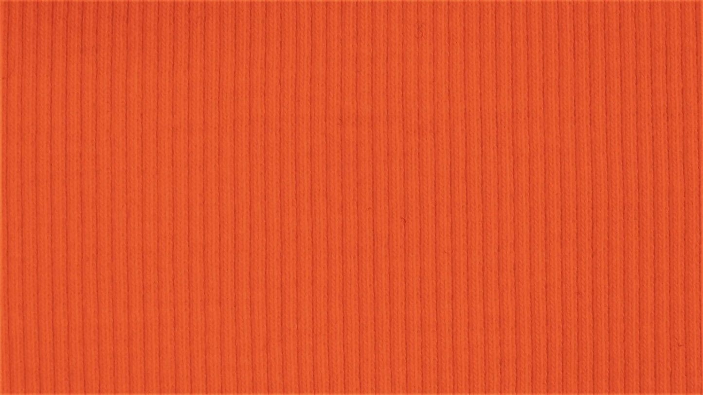 Euro Ribbed Jersey - Solid, Rust
