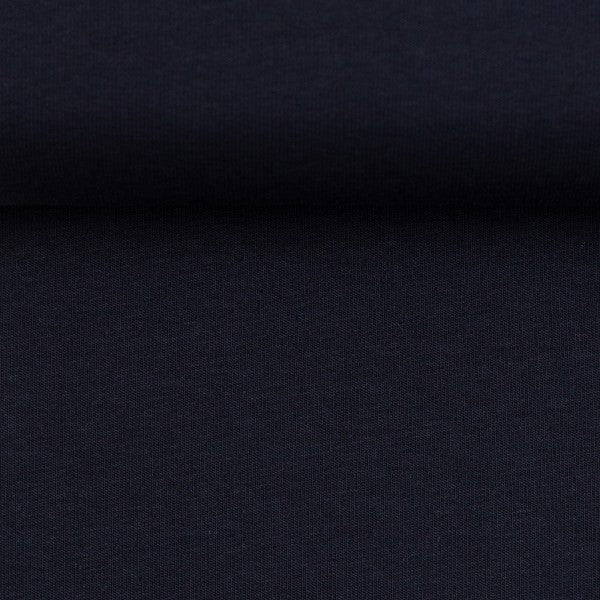 Euro Ribbing - Solid, Navy