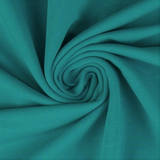 Euro Ribbing - Solid, Aqua