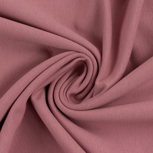 Euro Ribbing - Solid, Rose
