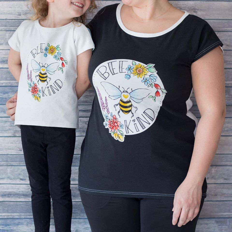 Custom Euro Knit - Bee Kind Paper, Little FLAWED