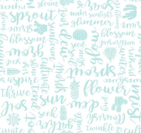 Euro Quilting - Sun n' Soil Gardening, Mint