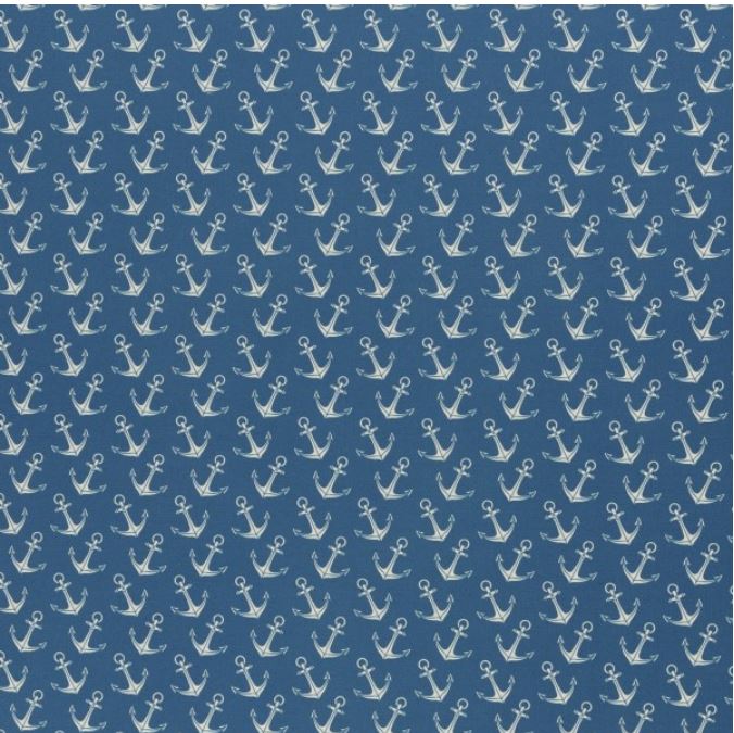 Euro Quilting - Anchors, Blue