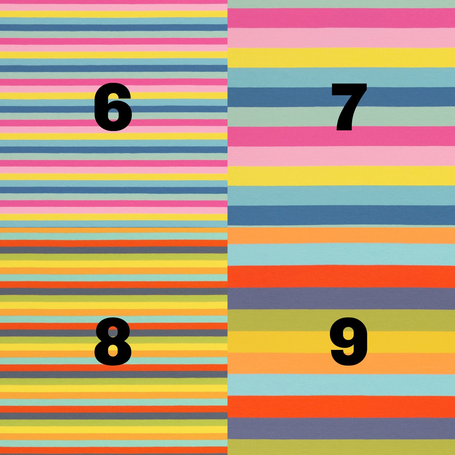 Euro C/L Jersey - Yarn Dyed Stripes, #8