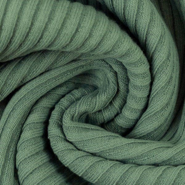 Euro Rib/ cuffing, Wide - Solid, Dusty Mint