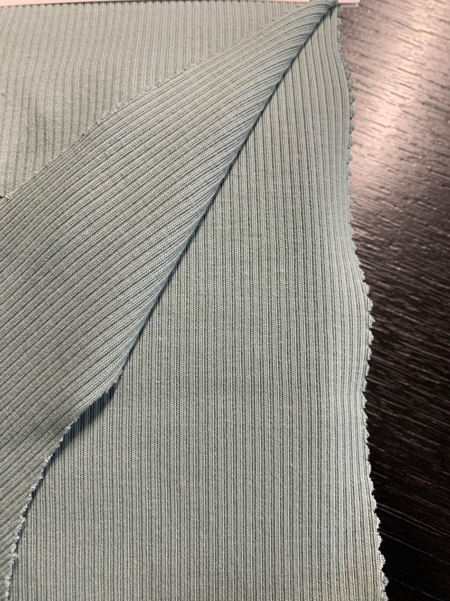 Euro Ribbed Jersey - Solid, Rust