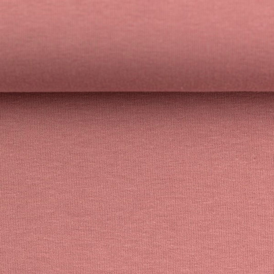 Euro Ribbing - Solid, Rose