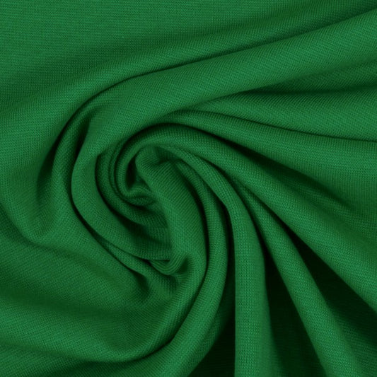 Euro Ribbing - Solid, Grassy Green