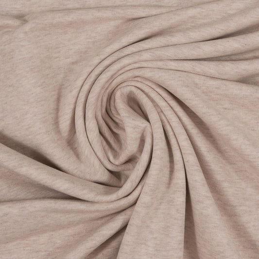 Bulk Buy Euro Cotton Jersey- Heather, Off White