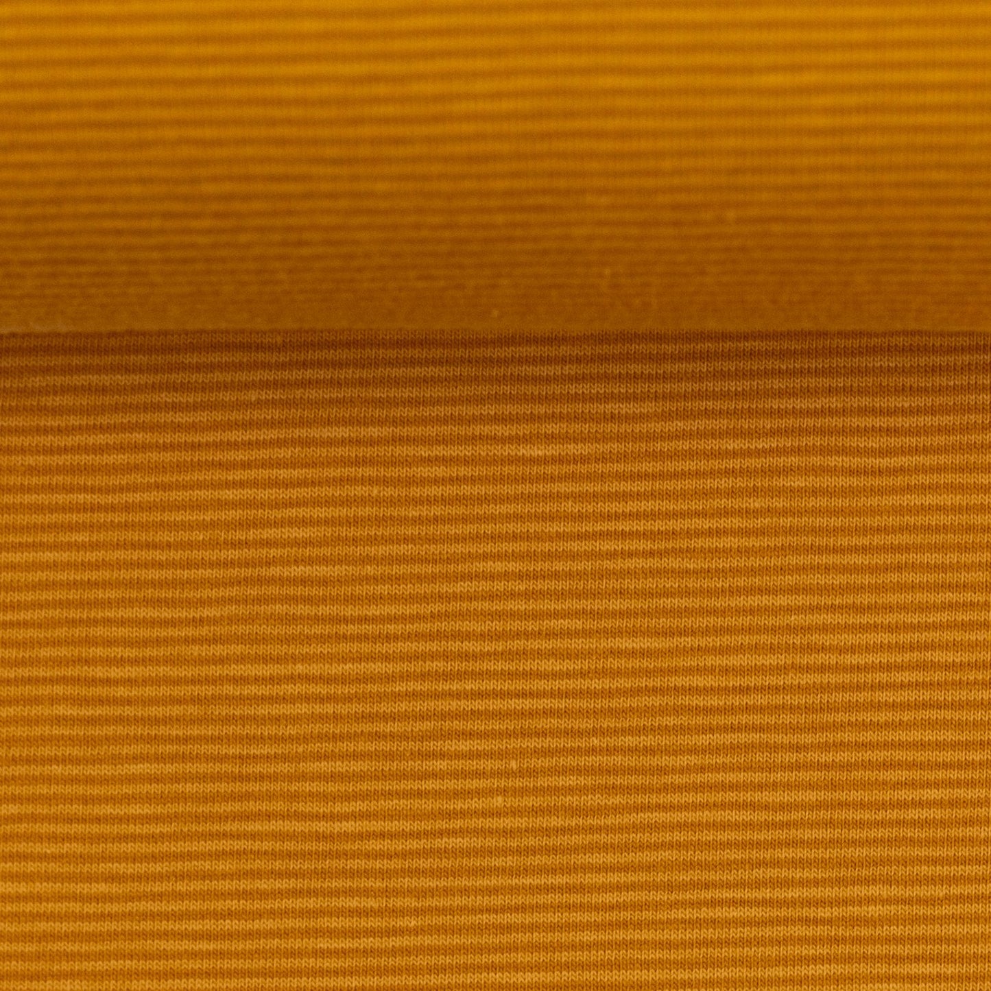 Pre order Euro Cotton Jersey Bella- Stripes - 1 mm, ochre/mustard yellow