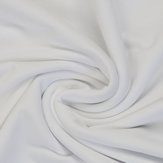Pre order Euro Cotton Jersey Solid -plain,  white