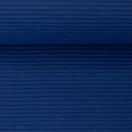 New Euro Ribbed Jersey - Solid, Royal Blue