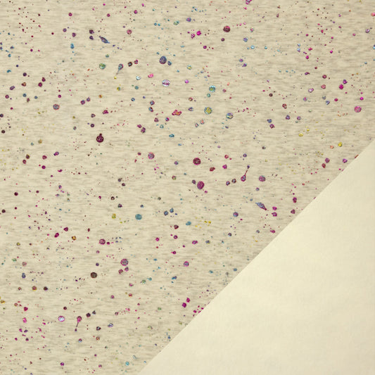 New Euro Alpen Fleece- Sprinkles - Off white