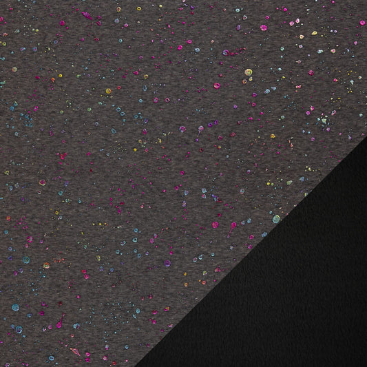New Euro Alpen Fleece- Sprinkles - anthracite grey