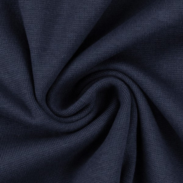 Euro French Terry - Solid, Denim
