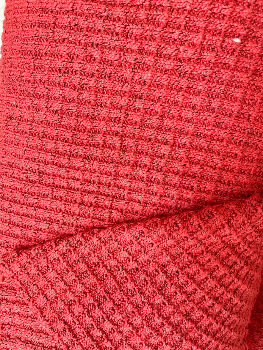 Euro Sweater knit - Red
