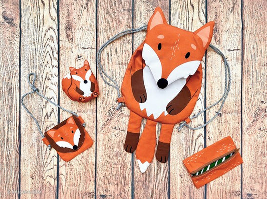 Euro Canvas Animal DIY Bag Collection- FOX