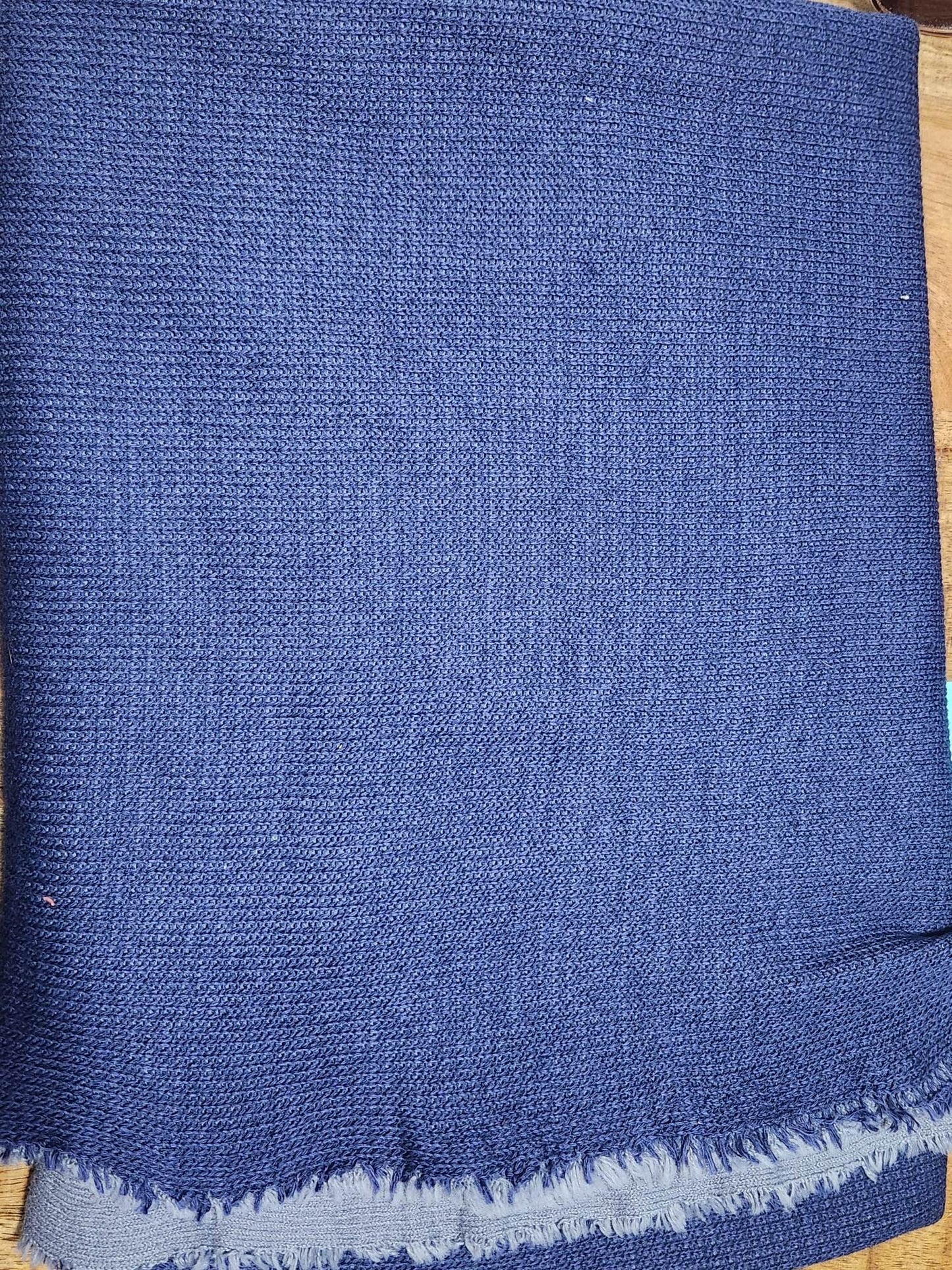 Remnant Euro Sweater Knit - Blue **87cm**