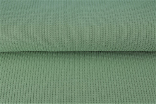 Euro Waffle Knit - Solid, Sage