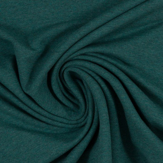 Euro Ribbing - Heather, Dark Green