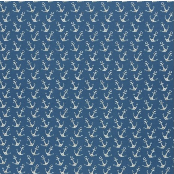 Euro Quilting - Anchors, Blue